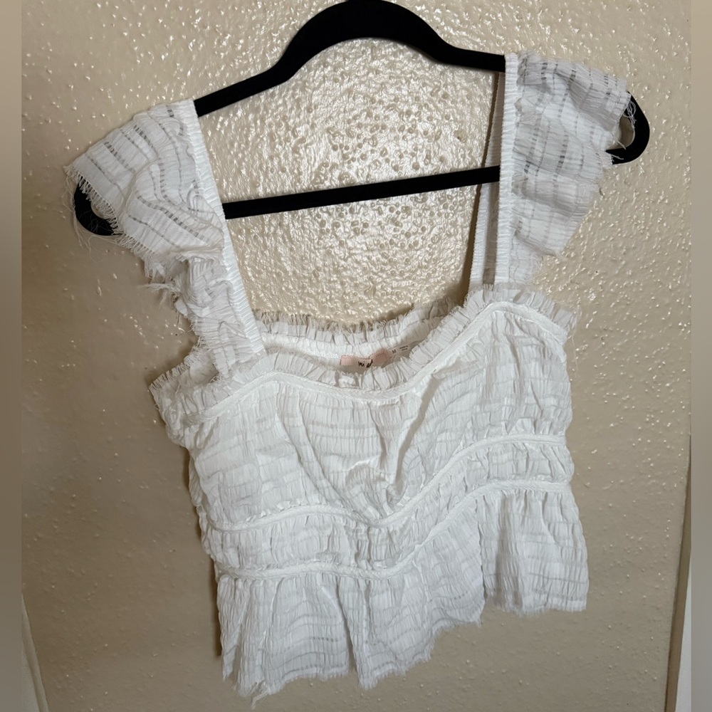 White summer top